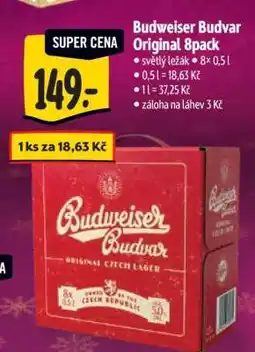 Albert Budweiser Budvar Original 8pack nabídka
