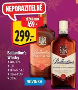 Albert Ballantine’s whisky nabídka