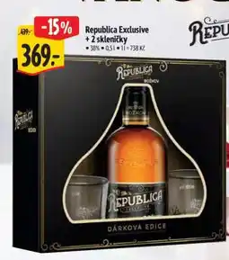 Albert Republica Exclusive + 2 skleničky nabídka