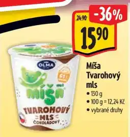 Albert Míša Tvarohový mls nabídka