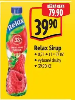 Albert Relax Sirup nabídka