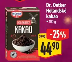Albert Dr. Oetker Holandské kakao nabídka