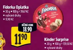 Albert Fidorka oplatka nabídka