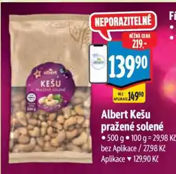 Albert Albert Kešu pražené solené nabídka