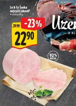 Albert LE & CO Šunka nejvyšší jakosti nabídka