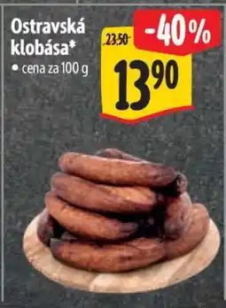 Albert Ostravská klobása nabídka