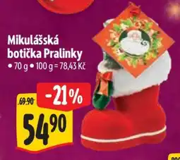 Albert Mikulášská botička Pralinky nabídka
