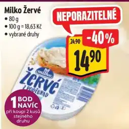 Albert Milko žervé nabídka