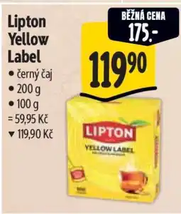 Albert Lipton Yellow Label nabídka