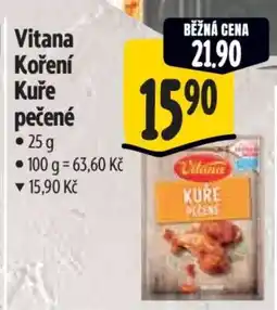 Albert Vitana Koření kuře pečené nabídka