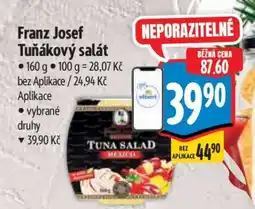 Albert Franz Josef Tuňákový salát nabídka