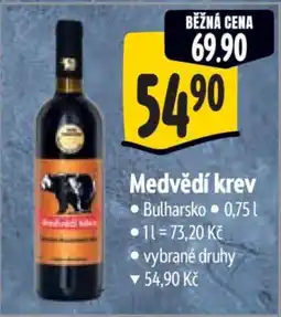 Albert Medvědí krev nabídka
