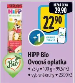 Albert HiPP Bio Ovocná oplatka nabídka