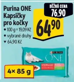 Albert Purina ONE Kapsičky pro kočky nabídka