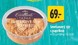 Albert Smetanový sýr s paprikou nabídka