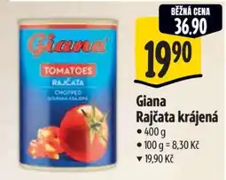 Albert Giana Rajčata krájená nabídka