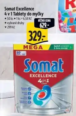 Albert Somat Excellence 4 v 1 Tablety do myčky nabídka