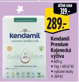 Albert Kendamil Premium Kojenecká výživa nabídka