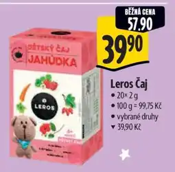 Albert LEROS Čaj nabídka