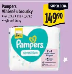 Albert Pampers vlhčené ubrousky nabídka