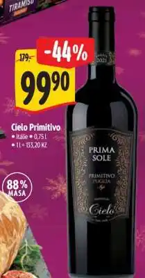 Albert Cielo Primitivo nabídka