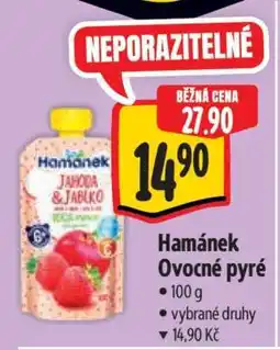 Albert Hamánek ovocné pyré nabídka
