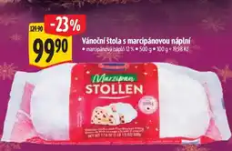 Albert Vánoční štola s marcipánovou náplní nabídka