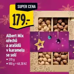 Albert Albert Mix ořechů a arašídů v karamelu se solí nabídka