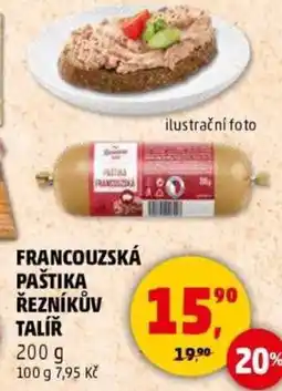 Penny Market Francouzská paštika reznikuv talíř nabídka