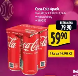 Albert Coca-Cola 4pack nabídka