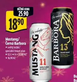 Albert Mustang Černá Barbora nabídka