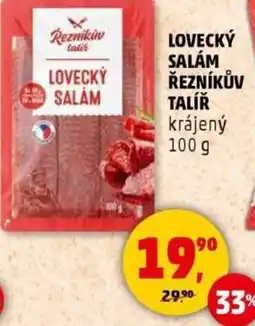 Penny Market Lovecký salám řezníkův talíř nabídka