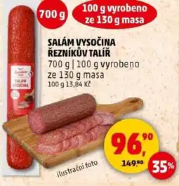 Penny Market Salám vysočina řezníkův talíř nabídka