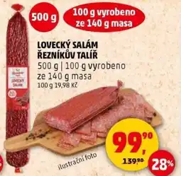 Penny Market Lovecký salám řezníkův talíř nabídka