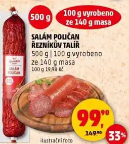 Penny Market Salám poličan řezníkův talíř nabídka