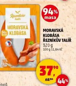 Penny Market Moravská klobása řezníkův talíř nabídka