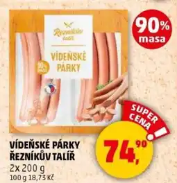 Penny Market Vídeňské párky řezníkův talíř nabídka