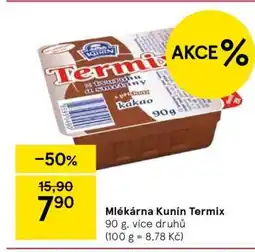 Tesco Mlékárna Kunín Termix nabídka