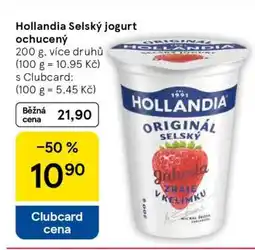 Tesco Hollandia Selský jogurt ochucený nabídka