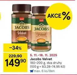 Tesco Jacobs Velvet nabídka