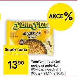Tesco YumYum Instantní nudlová polévka nabídka