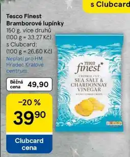 Tesco Tesco Finest Bramborové lupínky nabídka