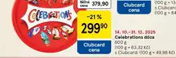 Tesco Celebrations Dóza nabídka