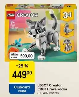 Tesco LEGO Creator 31163 Hravá kočka nabídka