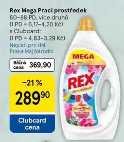 Tesco Rex Mega Prací prostředek nabídka