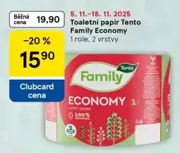 Tesco Toaletní papír Tento Family Economy nabídka