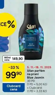 Tesco Silan parfém na praní Blue Jasmin nabídka