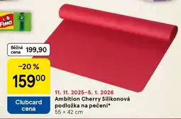 Tesco Ambition Cherry Silikonová podložka na pečení nabídka