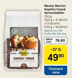 Tesco Master Martini Kapičky tmavé termostabilní nabídka