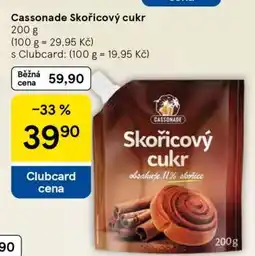 Tesco Cassonade Skořicový cukr nabídka